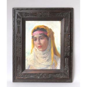 Gustave Lemaitre - Portrait Of A Young Berber