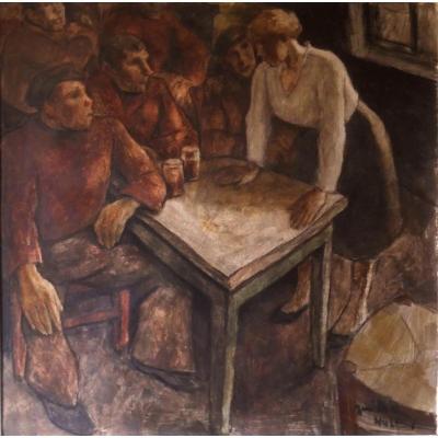 René De Pauw / Oil On Panel