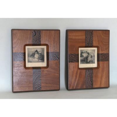 2 Kurt Peiser Etchings