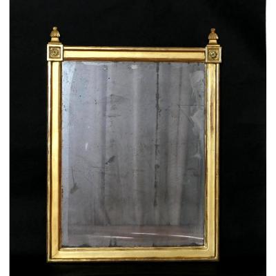 Golden Carved Wood Mirror