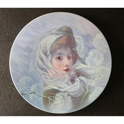 Large Dish By Charles Catteau - Unique Piece