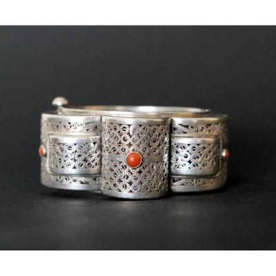 Silver Hinge Bracelet