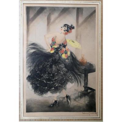 Louis Icart - Etching With Aquatint "carmen"