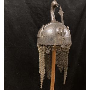 Oriental Helmet Called “kulah Khud”; Ottoman. 19th Century.