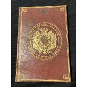 Binding Dating From Between 1775 And 1790. With The Arms Of France. Count Of Artois; King Of France 1824/1830.