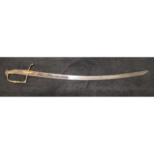 Light Cavalry Officer's Saber "hussars Or Chasseurs". First Empire.