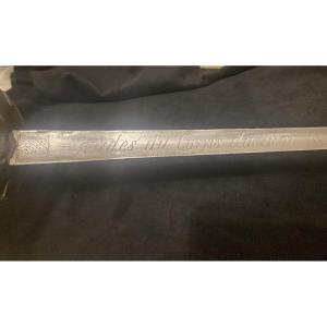 Sword Of The King's Bodyguard. 18th-century Hilt And Blade From The First Restoration Period, Early 19th Century. France.