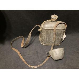 French Cavalry Canteen With Label "french Light Cavalry Canteen 1798" 