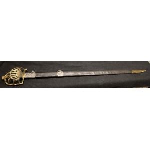 Combat Saber From The Ancien Régime With A Battle Guard Changed Under The First Empire 