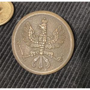 Bouton De La Prusse Gros Module . XIXéme .