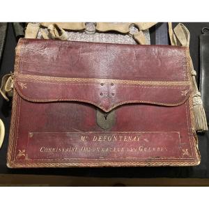 Portfolio Of "mr Defontenay; Commissary General Of Wars". First Empire.