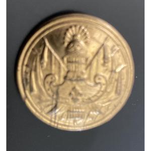 Gros Module De Général Restauration Button. 90\% Gilding . France .