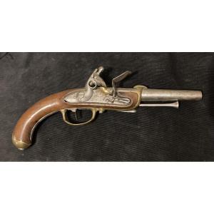 Bort Flintlock Pistol, Model 1779; 2nd Type. Late 18th Century Navy. France.