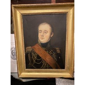 Portrait Of Marechal Macdonald By Antoine Jean Gros (antique Copy).