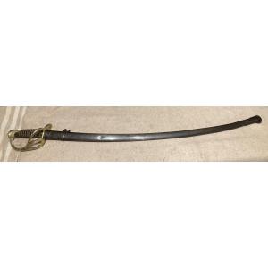 Light Cavalry Officer's Saber; Model 1822 Modified Dated Aiut 1892 Third Republic