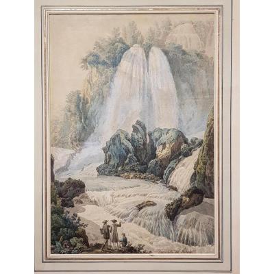 19th Century Watercolor Engraving