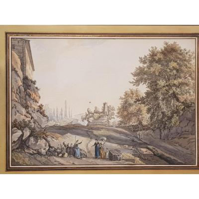 Watercolor Engraving19th