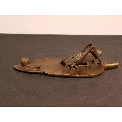 Grasshopper: Japanese Bronze