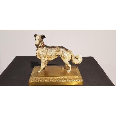 Dog Collie: Bronze From Vienna