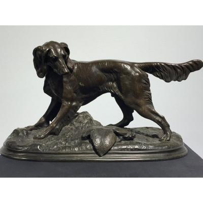 Chien De Chasse Par Jules Moigniez (1835 - 1894)