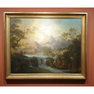 Large Oil - Neoclassical Landscape