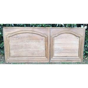 2 18th Century Oak Basement Panels
