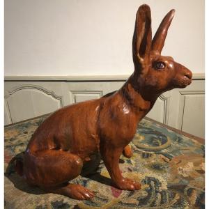 Earthenware Hare Bavent Pottery 19th Century