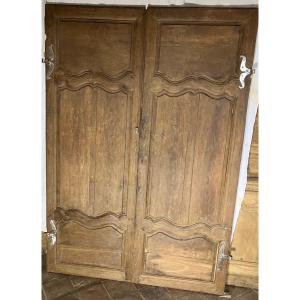 18th Century Oak Cupboard Facade