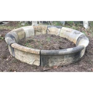 19th Century Stone Pond Coping