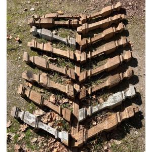 17th Century Oak Staircase Balusters 