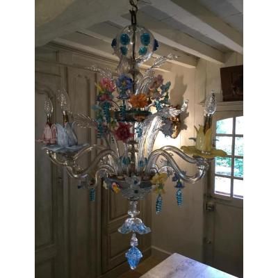 Murano Chandelier, From The Compagnia Venezia Murano, Late Nineteenth