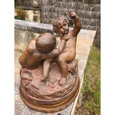 Terracotta Group "childhood Bacchus" XIX