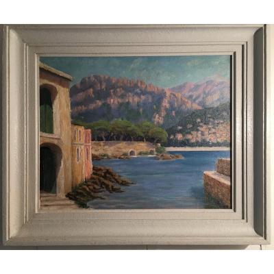 C.gillet XIX-xx Th Sea Front In The Mediterranean