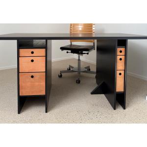 Gianfranco Frattini (1926 - 2004) Flat Desk "proust"