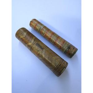 Straw Marquetry Cases - 18th Century