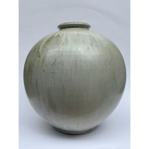 Roger Guerin (1896-1954) – Ceramic Ball Vase – 20th Century