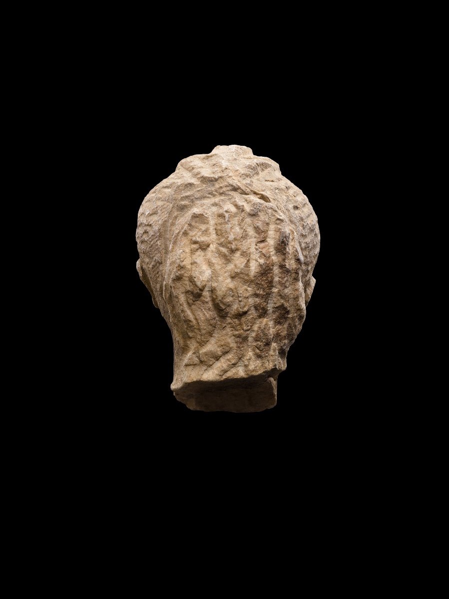 Ritratto romano di una testa di fanciulla, Roma, II secolo-photo-4