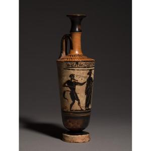 Lekythos Attique De Type Cheminée Vers 500-460 Av. Jc