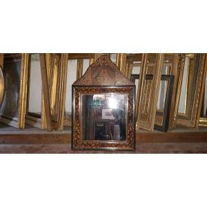 Marquetry Mirror, Charles X Period, Early 19th Century.