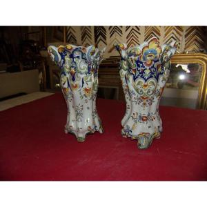 Earthenware From Desvres, By Fourmaintraux Frères, Late 19th Century.