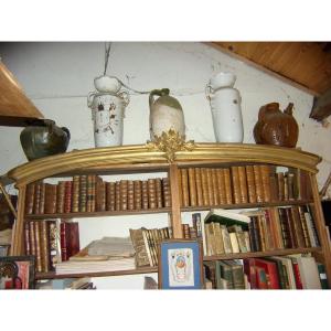 Large Valance, In Golden Wood, 19th Century.