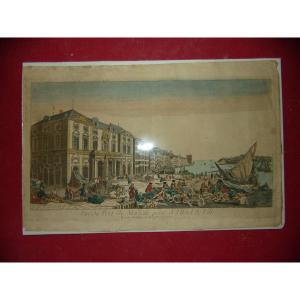 Marseille, Optical View 18th Century.