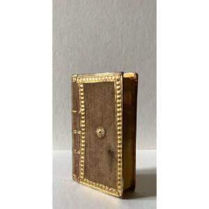 Trompe l'Oeil Book Box Early 19th Century.