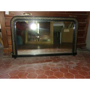 Black And Gold Mirror, 19th Century, Napoleon III.