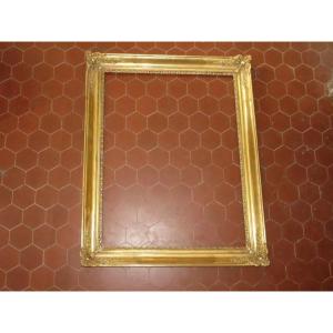 19th Century Frame, In Gilded Wood.