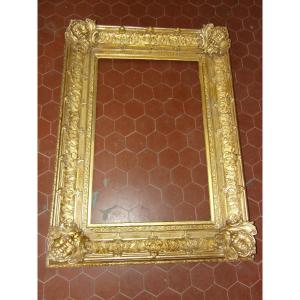 19th Century Frame, In Gilded Wood.