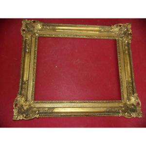 19th Century Frame, In Gilded Wood.