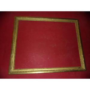 18th Century Frame, Louis XVI, In Gilded Wood.