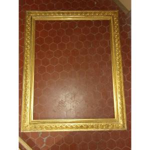 Large 19th-century Frame In Gilded Wood.