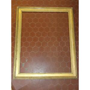 Large 19th Century Frame, In Gilded Wood.